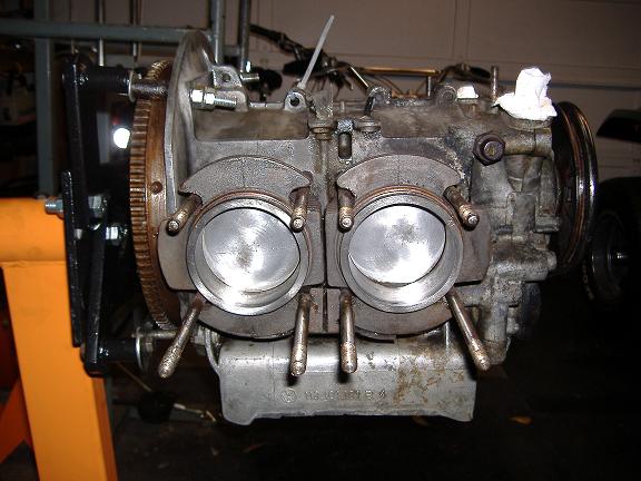 Block Washed and Pistons Polished.JPG